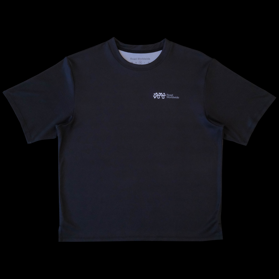 'Road' Tech T-Shirt - Black