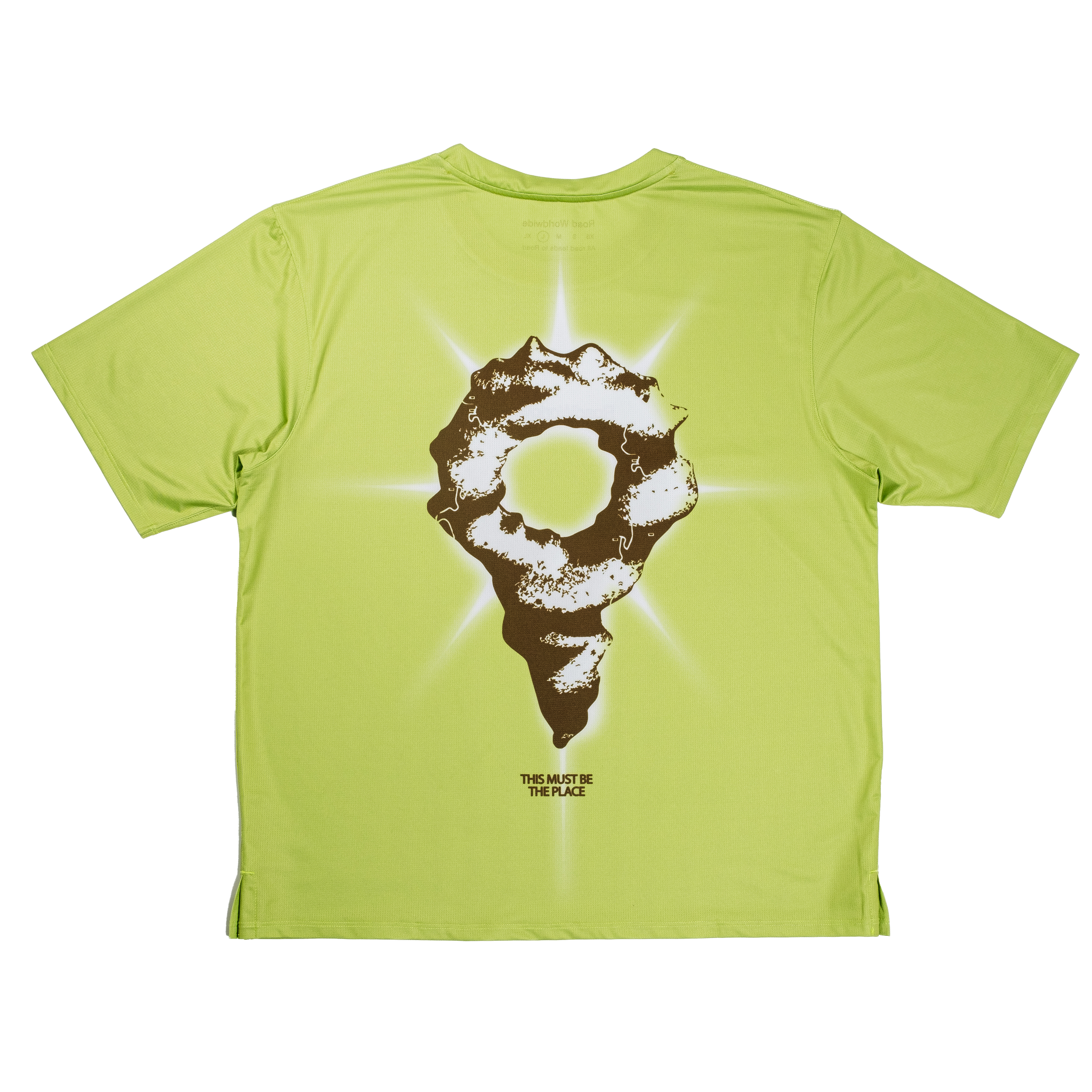 'Earth Pin' Tech T-Shirt - Green